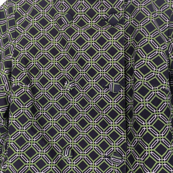 Banana Republic L Coat Double Breasted Blue Green - Picture 3 of 8